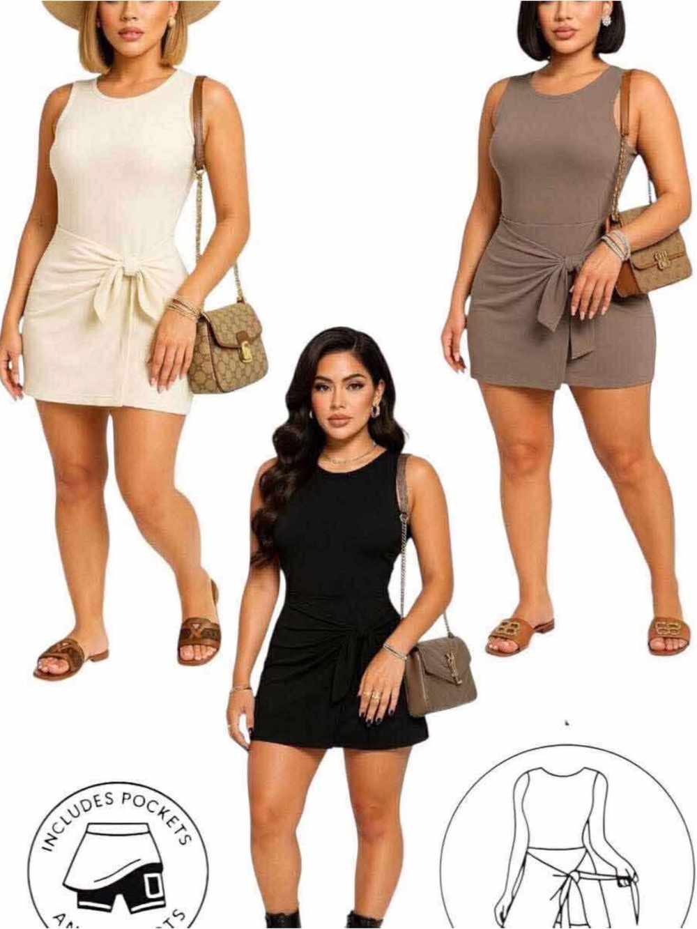Skort romper ( short pant with skirt) - Picture 2 of 6